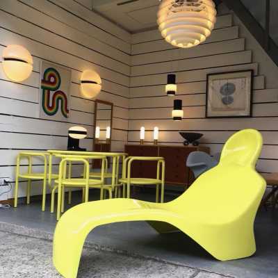 Chaise longue anthropomorphe de Luigi Colani
