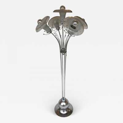 Floor lamp Murano glass metal mazzega Italy 1970