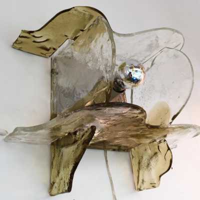 Carlo Nason Mazzega Murano wall lamp Italy 1970