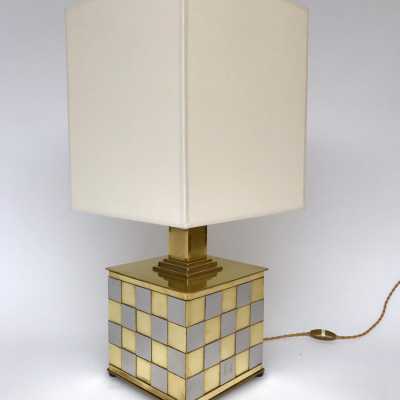 Brass and chrome metal lamps 1970