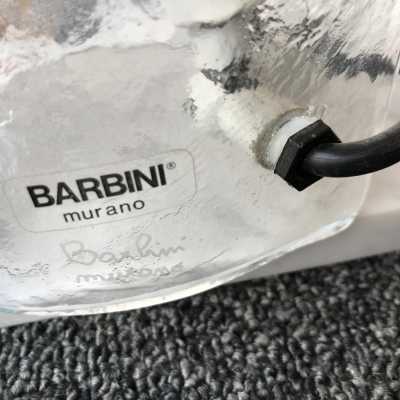 barbini lamps murano glass italy 1970 1980