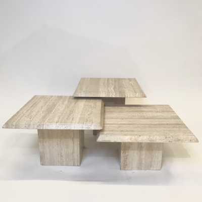 Travertine tables