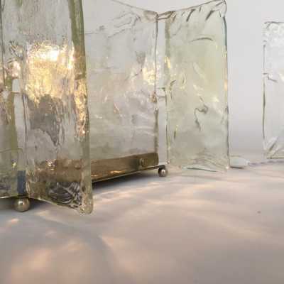 carlo nason mazzega wall lamps 1970