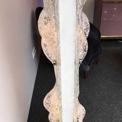Floor lamp Murano glass metal Esperia Italy 1970