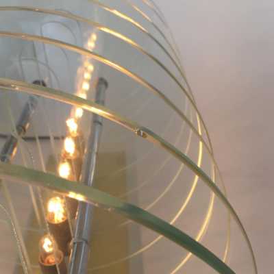 glass and plexiglass lamp Memphis Italy 1980