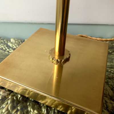 lamp brass murano glass esperia italy 1970 1990