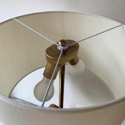 lamp brass murano glass esperia italy 1970 1990