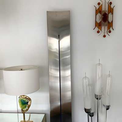 sconce wrought iron hammered glass biancardi jordan arte poliarte italy 1970