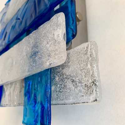 venini mazzega wall lamp murano glass italy 1970