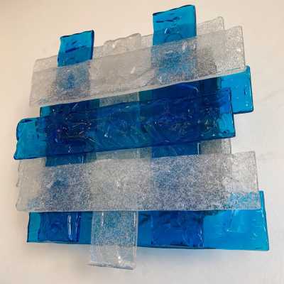 venini mazzega wall lamp murano glass italy 1970