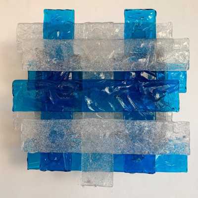 venini mazzega wall lamp murano glass italy 1970