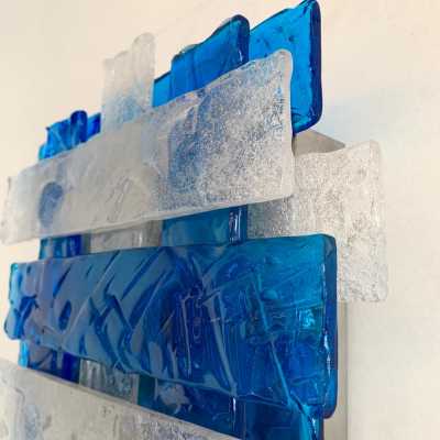 venini mazzega wall lamp murano glass italy 1970