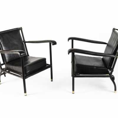 Jacques ADNET armchairs