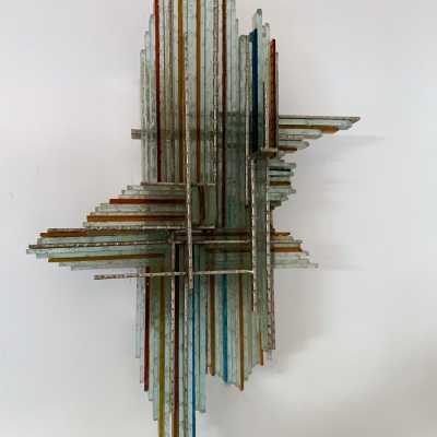 sconces pair poliarte biancardi jordan arte glass italy 1970