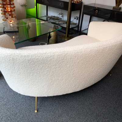 sofa armchairs bouclé fabric italy 1950 1960