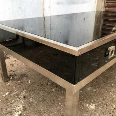 lacquer table guy lefèvre maison jansen 1970