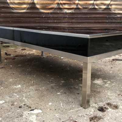 lacquer table guy lefèvre maison jansen 1970