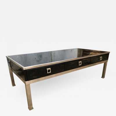 lacquer table guy lefèvre maison jansen 1970