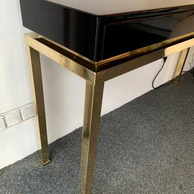console lacquer guy lefevre maison jansen 1970