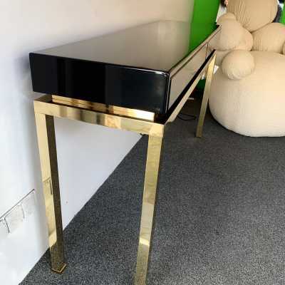console lacquer guy lefevre maison jansen 1970