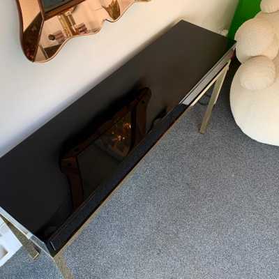 console lacquer guy lefevre maison jansen 1970