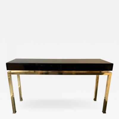 console lacquer guy lefevre maison jansen 1970
