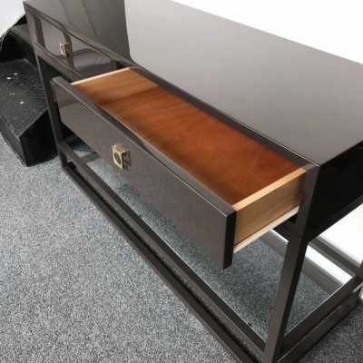 console lacquer guy lefevre maison jansen 1970