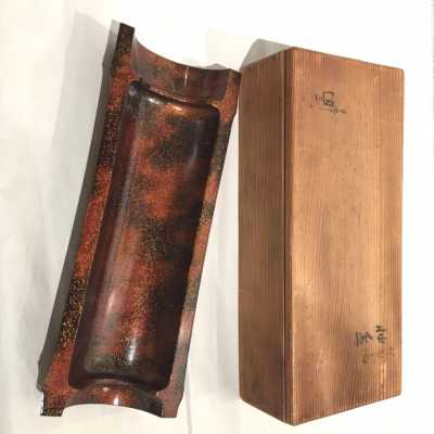 Bamboo lacquered nashiji Japan