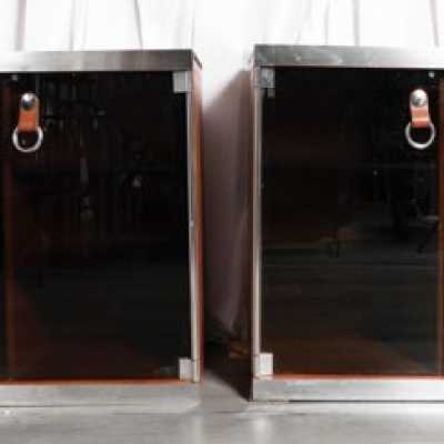 Guido Faleschini pair of display cases