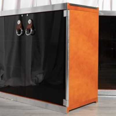 Guido Faleschini pair of display cases