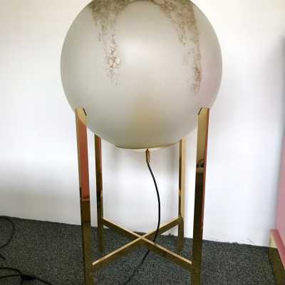 Murano glass ball floor lamp La Murrina Italy 1970 1990