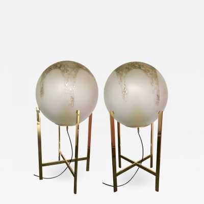 Murano glass ball floor lamp La Murrina Italy 1970 1990