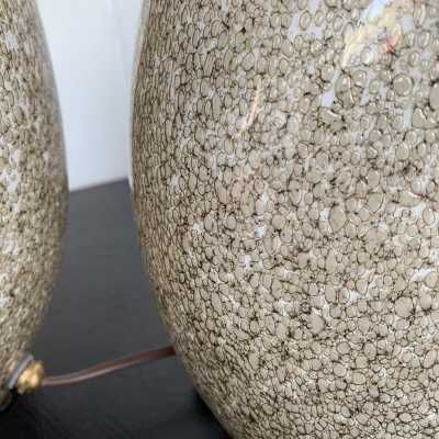 Murano glass pair lamps la murrina italy 1970