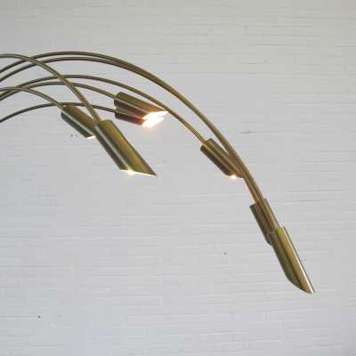 Arc floor lamp arco brass italy 1970