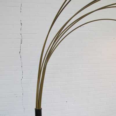 Arc floor lamp arco brass italy 1970