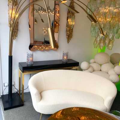 Arc floor lamp arco brass italy 1970