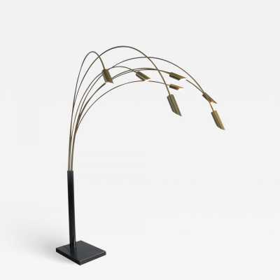 Arc floor lamp arco brass italy 1970