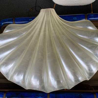 Liana lamp resin brass rougier maison france 1970