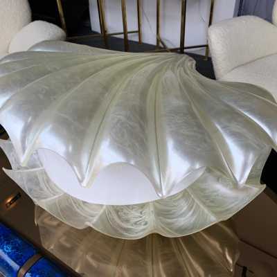 Liana lamp resin brass rougier maison france 1970