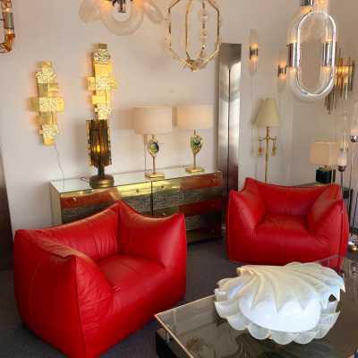 le bambole armchairs camaleonda mario bellini b & b italia 1970