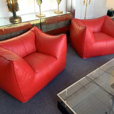 le bambole armchairs camaleonda mario bellini b & b italia 1970