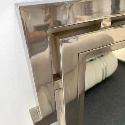 chrome metal mirror mario sabot willy rizzo 1970