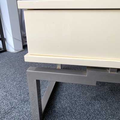 tables lacquer mario sabot willy rizzo metal 1970
