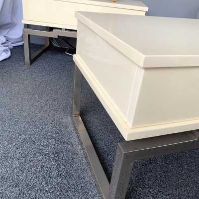 tables lacquer mario sabot willy rizzo metal 1970