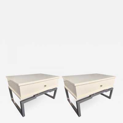 tables lacquer mario sabot willy rizzo metal 1970
