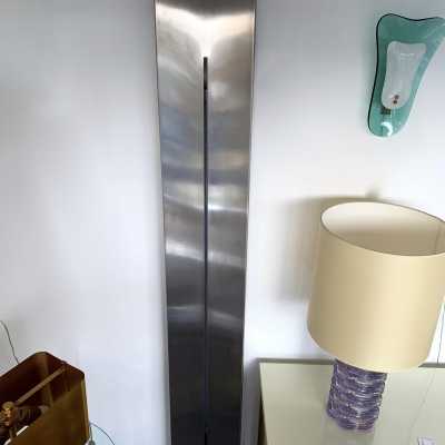 stainless steel wall lights claude parent michel boyer 1970
