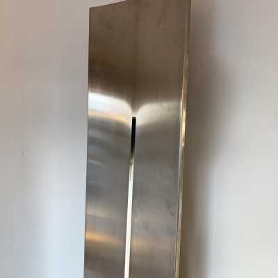 stainless steel wall lights claude parent michel boyer 1970