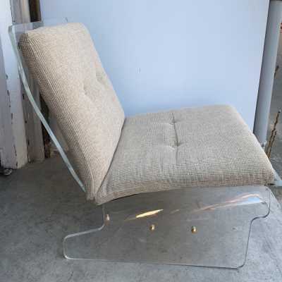 1970 plexiglass armchairs