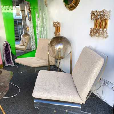 1970 plexiglass armchairs