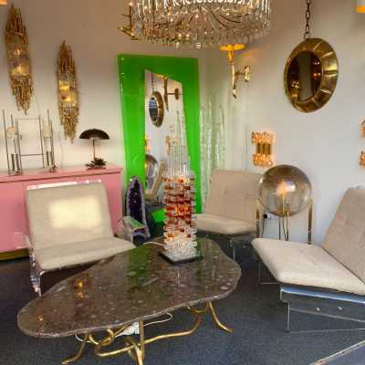1970 plexiglass armchairs